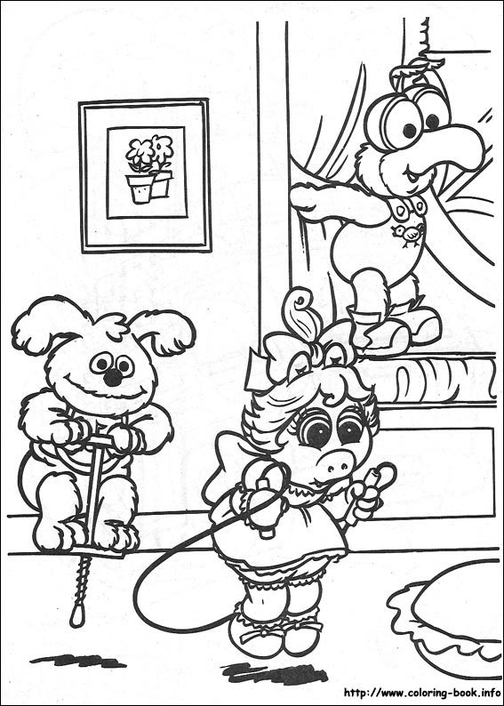 Muppet Babies coloring picture